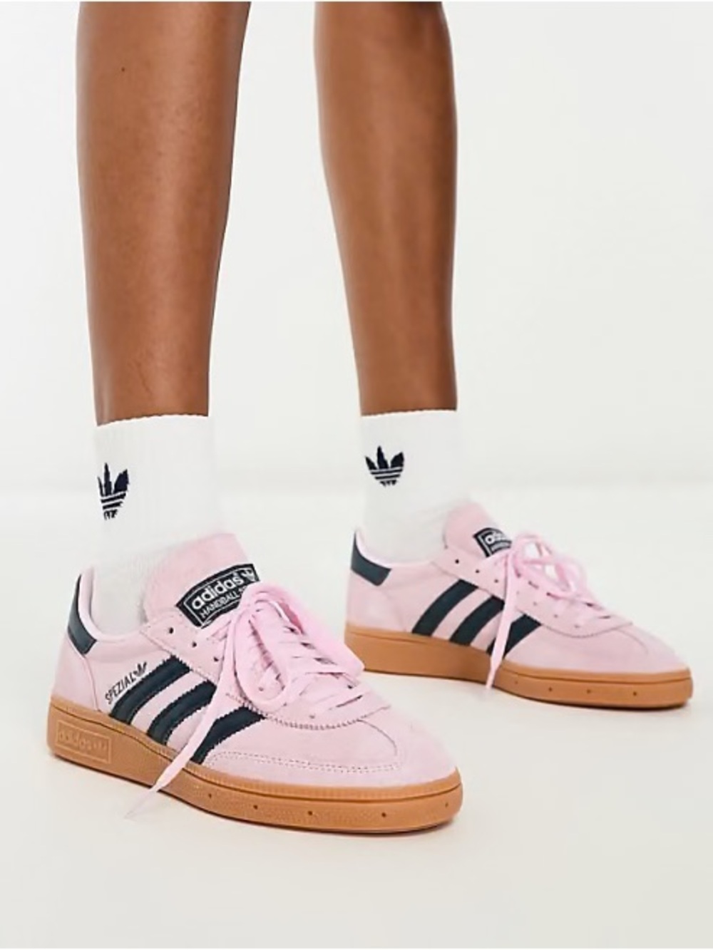 adidas Women's Handball Spezial Shoes in Pink/Navy